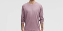 lululemon丨Metal Vent Tech 男士運動(dòng)長(cháng)袖 T 恤 LM3FHKS 柔紗粉/薰衣草紫 L 曬單實(shí)拍圖