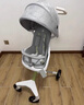 babycare輕便溜娃神器嬰兒推車(chē)一體式環(huán)抱坐艙可折疊高景觀(guān)嬰兒車(chē)時(shí)光銀 曬單實(shí)拍圖