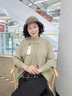 恒源祥新中式媽媽秋裝毛衣國風(fēng)外套婚宴禮服中老年女秋冬新款針織兩件套 綠色 M 建議90-105斤 曬單實(shí)拍圖