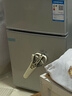 新飛冰箱小型租房用 一級能效冷 藏冷凍兩用1-2人家用小冰箱 出租房雙門(mén)電冰箱辦公室兩門(mén) 25年升級款 38A108 一級能效【經(jīng)典款】銀色 曬單實(shí)拍圖