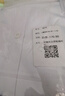 羅蒙兒童短袖白襯衫女童校園襯衫春夏中大童襯衣演出學(xué)生班服 白色170 曬單實(shí)拍圖