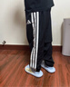 阿迪達斯（adidas）童裝25夏季兒童梭織長(cháng)褲男女中大童輕薄三條紋休閑運動(dòng)褲子JD6500 曬單實(shí)拍圖