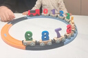 樂(lè )樂(lè )魚(yú)（leleyu）磁性數字小火車(chē)兒童玩具啟智磁力積木拼裝男孩女孩生日禮物27節 曬單實(shí)拍圖