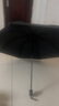 捷果全自動雙人大號雨傘折疊晴雨兩用傘黑色太陽傘防曬防紫外線遮陽傘 手動款黑色單人手柄隨機(jī) 8骨 曬單實(shí)拍圖