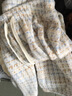 歌詩(shī)慧加絨休閑褲女2025秋冬季新款褲子女學(xué)生直筒褲運動(dòng)褲窄版闊腿褲 杏色千鳥(niǎo)格闊腿褲【常規款】 L 曬單實(shí)拍圖