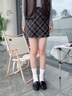 木林森女鞋復(fù)古一腳蹬女士樂(lè)福鞋淺口坡跟通勤鞋子女 黑 37 曬單實(shí)拍圖
