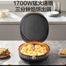 蘇泊爾（SUPOR）電餅鐺雙面加熱獨立控溫電餅檔家用煎餅鐺 升級加深加大烤盤早餐機 多功能不沾電餅鍋春餅機烙餅鍋 五檔火力調(diào)節(jié) 抗菌大烤盤可升降 曬單實拍圖