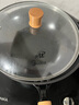 美的（Midea）有鈦無涂層不易粘精鐵炒鍋不生銹不穿孔 燃磁通用 曬單實(shí)拍圖