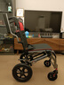 siweeci輪椅老人專(zhuān)用代步出行輕便折疊推車(chē)年輕人骨折便攜式手推輪椅代步 【高品質(zhì)J02蜂窩胎】舒適便攜性手推輪椅 曬單實(shí)拍圖