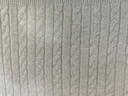 學(xué)院風(fēng)復古毛衣背心女秋冬寬松麻花針織馬甲疊穿無(wú)袖坎肩馬甲上衣 灰色 均碼 【80-145斤】 曬單實(shí)拍圖