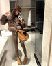 UGG EVERSHEEPSKINS周冬雨UGG厚底5厘米mini增高桑坡冬季新款雪地靴加厚棉鞋外穿 栗色 35 女 曬單實(shí)拍圖