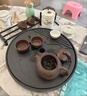 八璽（BAXI）宜興紫砂壺名家手工紫泥倒把西施壺球孔家用泡茶壺功夫茶具送禮 紫泥卡蓋球孔西施-300ml/球孔出水 作者證書/禮盒手拎袋 曬單實拍圖