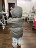 巴拉巴拉寶寶羽絨服男童外套女童秋冬裝2025新款嬰兒衣服動(dòng)物造型保暖加厚 咖色小熊50860-白鴨絨 100 （充絨量83g 適合2-3歲） 曬單實(shí)拍圖