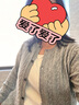 優(yōu)衣庫女裝紐花圓領(lǐng)針織開(kāi)衫/毛衣外套空調衫通勤秋冬新款481477 03 灰色 2XL 曬單實(shí)拍圖