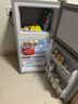 長(cháng)城（GREAT WALL FRIDGE）家用迷你小冰箱小型冷凍冷藏保鮮宿舍出租房辦公室節能省電雙開(kāi)門(mén)電冰箱 銀色108L【一級能效 全國聯(lián)?！?曬單實(shí)拍圖