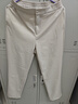 G2000【多面彈性/商場(chǎng)新款】女裝SS25不易皺易打理百搭七分煙管休閑褲 四面彈-橡筋腰圍-砂巖煙管褲26寸 XL （40） 曬單實(shí)拍圖