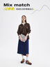 NVG·YOUNG意大利小帆船羊毛針織開(kāi)衫外套男女裝休閑寬松翻領(lǐng)毛衣親膚打底衫 曬單實(shí)拍圖