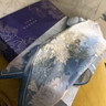GIAVENTOLA真絲絲巾女春季百搭優(yōu)雅繁花小方巾桑蠶絲裝飾圍巾小領(lǐng)巾送長(zhǎng)輩 藍(lán)色 曬單實(shí)拍圖