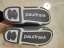 大嘴猴（paul frank）棉拖鞋男士秋冬季室內家居拖鞋毛絨保暖厚底棉鞋男款深灰290PF607 曬單實(shí)拍圖