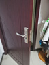 虎頓（HOTUN）臥室室內(nèi)門鎖家用房可調(diào)節(jié)免改孔不銹鋼靜音房間通用型KTS02-M148 曬單實拍圖