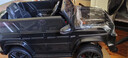 福兒寶奔馳授權大G兒童電動(dòng)車(chē)玩具車(chē)可坐人四輪帶遙控越野小孩寶寶送禮 四驅黑+減震器+后備箱+皮座+軟胎 曬單實(shí)拍圖