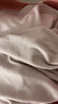 無(wú)印良品（MUJI）女式 柔軟針織家居連衣裙 長(cháng)袖睡裙女寬松家居服秋季 FD33CC5A 煙熏粉色 S -M (160/84A) 曬單實(shí)拍圖
