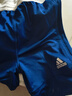 阿迪達斯（adidas）童裝兒童籃球短褲男大童雙面穿吸濕快干比賽運動(dòng)五分褲子DY6625藍 曬單實(shí)拍圖