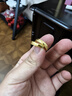 老廟黃金耳環(huán)批花C形耳釘耳圈送女友送給媽媽生日禮物 曬單實拍圖