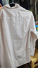 無印良品（MUJI）女式水洗平紋襯衫領(lǐng)長袖襯衫襯衣內(nèi)搭女裝秋季外搭薄款外套 粉紅色條紋 M （160/84A） 曬單實拍圖