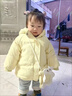 迪士尼寶寶兒童羽絨棉服冬季嬰幼寶寶加厚外套女棉襖過(guò)年服周歲女寶寶過(guò)年服 紅色 100 曬單實(shí)拍圖