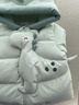 巴拉巴拉嬰兒羽絨服連體衣2025冬裝新款寶寶男童女童哈衣爬服加厚保暖萌趣 綠色恐龍-白鴨絨 80 cm-充絨量82g 曬單實(shí)拍圖
