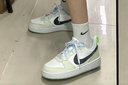 耐克（NIKE）官方酷菠蘿男女童COURT大童運動鞋秋季板鞋低幫FV8121 131山峰白/深叢林綠/白色 40 曬單實拍圖