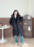 波司登25新款羽絨服男女同款情侶90絨寬松百搭連帽保暖外套B250246310 黑色8056【店長(cháng)推薦】 XS 155/80A 體重約110斤以?xún)?曬單實(shí)拍圖