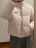 FILA官方女士羽絨服2025冬季新款運動(dòng)短款寬松保暖立領(lǐng)外套 桃仙粉-PK S 160/80A/S 曬單實(shí)拍圖