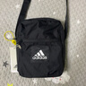 adidas\阿迪達(dá)斯單肩包斜挎包男女包 2024秋季新款輕便運(yùn)動(dòng)包便攜百搭休閑包挎包 黑色/IT2048/23.5*18*7cm 曬單實(shí)拍圖