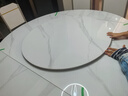 魯菲特餐桌家用餐桌椅組合現代簡(jiǎn)約可伸縮方圓兩用大小戶(hù)型家用餐廳飯桌 雪山白桌面+高級灰【木椅】 1.35m 1桌6椅 曬單實(shí)拍圖