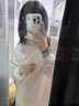矜持范衛衣女秋冬2025新款外套女美式學(xué)院風(fēng)條紋插肩袖韓版減齡百搭上衣 粉紅色薄款 M 80-110 曬單實(shí)拍圖