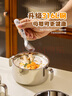美廚（maxcook）316L不銹鋼兒童飯碗手柄碗嬰兒輔食碗湯碗雙耳防燙甜品碗MCWA4225 曬單實拍圖