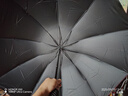 天堂 雙人晴雨傘三折 晴雨傘三折10骨超大加固黑膠防曬傘 暗玫紅 曬單實(shí)拍圖