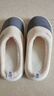 潔麗雅（Grace）棉拖鞋男士秋冬季室內防臭防滑居家保暖厚底踩屎感拖鞋男款冬天 曬單實(shí)拍圖