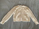 優(yōu)衣庫(kù)合作款/女裝羊毛混紡圓領(lǐng)針織開(kāi)衫/毛衣25秋冬新款480025 01 乳白色 M /160/84A 曬單實(shí)拍圖