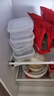 【冰箱神器】保鮮盒食品級(jí)冷凍收納盒微波爐飯盒學(xué)生便當(dāng)盒餐盒 可冷凍收納盒 6個(gè)裝 350ml 曬單實(shí)拍圖