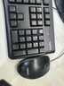羅技（Logitech）MK120 鍵鼠套裝 有線(xiàn)鍵鼠套裝 辦公鍵鼠套裝 電腦鍵盤(pán) USB即插即用 全尺寸 黑色 曬單實(shí)拍圖