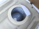 九牧蹲便器大沖力水箱蹲坑便池大便器大口徑防滑防臭一體蹲廁帶彎前排 新款防濺帶彎前排水+紙巾盒水箱 曬單實拍圖