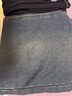 森馬（Semir）牛仔褲女抓毛闊腿褲港風(fēng)冬季2025顯腿長(cháng)拖地褲ins潮109725124002 曬單實(shí)拍圖
