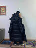 東北哈爾濱加厚500g極寒保暖鵝絨羽絨服男女士黑金情侶款旅游外套 黑色男女同款白鵝絨極寒保暖 單件 3XL 建議170-200斤【充絨582克】 曬單實(shí)拍圖