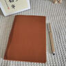 必記（必記）2026年日程本加厚商務(wù)辦公筆記本本子定制時(shí)間管理工作學(xué)習每日一頁(yè)周計劃表日歷記事本子 A5栗子棕-送筆（2026全年） 曬單實(shí)拍圖