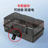 貝傅特 插座保護蓋罩兒童寵物防觸電室外戶(hù)外防水插座盒加大排插防水盒【黑透明】 曬單實(shí)拍圖