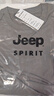 JEEP SPIRIT吉普純棉長袖t恤男秋季重磅復(fù)古打底衫百搭美式休閑男裝兩件裝 曬單實拍圖