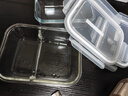 京東京造 飯盒 微波爐上班族學(xué)生高硼硅玻璃餐盒（1L+0.84L+保溫袋） 曬單實(shí)拍圖